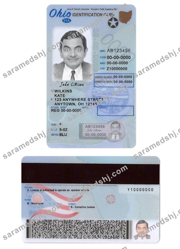 USA Ohio driving license under 21